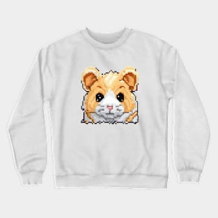 Head animal pixel art Crewneck Sweatshirt